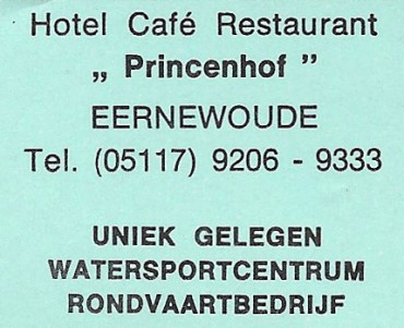 Boite d'allumettes Hotel Princenhof