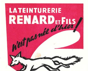Buvard Teinturerie Renard et Fils