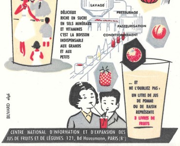 Buvard Jus de fruits et de légumes