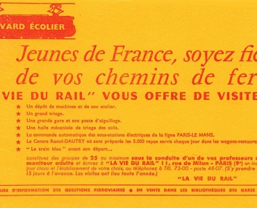 Buvards La Vie du Rail