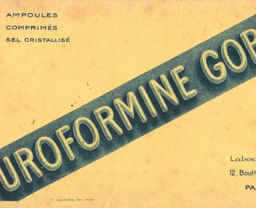 Buvard Uroformine Gobey