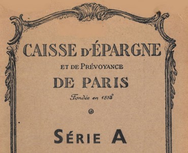 Livret Caisse d'Epargne de Paris