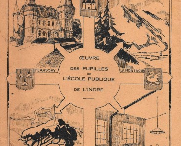 Protège-cahier Oeuvre des Pupilles de l'Ecole Publique