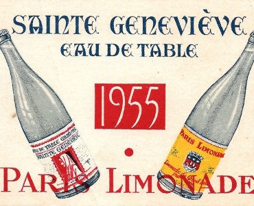 Calendrier 1955 Sainte Geneviève