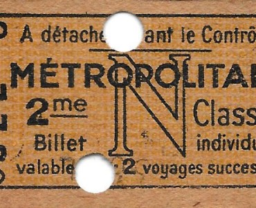Ticket de Métropolitain (05)