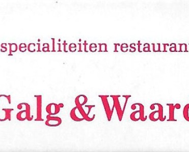 Boite d'allumettes Galg & Waard