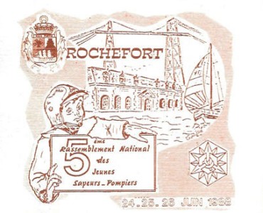 Carte Philatélique 5ème Rassemblement National Pompiers