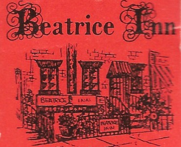 Pochette d'allumettes Beatrice Inn