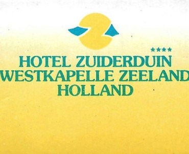 Boite d'allumettes Hotel Zuiderduin