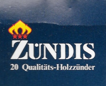 Pochette d'allumettes Zundis