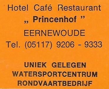 Boites d'allumettes Princenhof