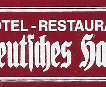 Boite d'allumettes Deutsches Hans