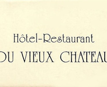 Boite d'allumettes Hôtel du Vieux Château