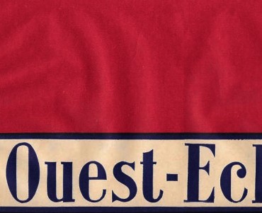 Calot papier L'Ouest-Eclair (01)