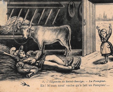 Carte Postale Légende de Saint-Saulge (01)