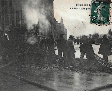 Carte Postale Inondations de Paris (02)
