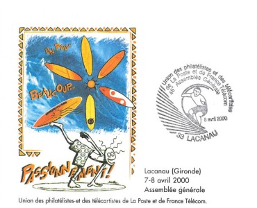 Enveloppe Philatélique Union des philatelistes et télécartiste (01)