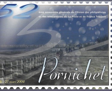 Carte Philatélique Union des philatelistes et télécartiste 