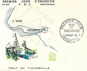 Enveloppe Philatélique Pont de Tancarville