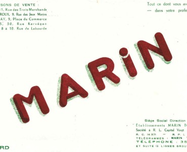 Buvard Marin