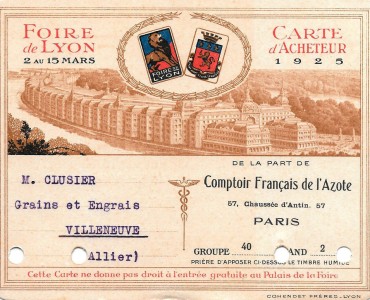 Invitation Comptoir Français de l'Azote