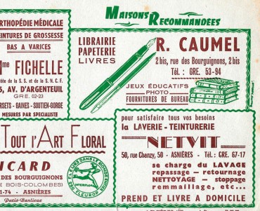 Buvard Maisons Recommandées