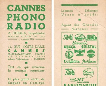 Signet Cannes Phono Radio