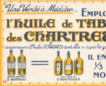 Buvard Huile des Chartreux