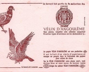 Buvards Vélin d'Angoulême