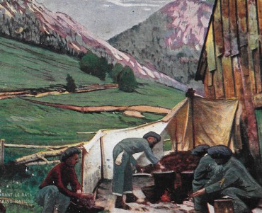 Carte Postale Chasseurs Alpins