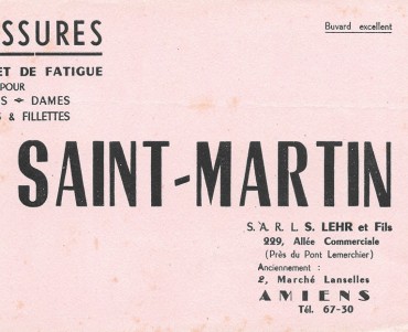 Buvard A Saint-Martin