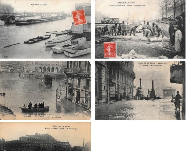 Cartes Postales Inondations de Paris (04)