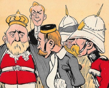 Carte postale Le défilé des glorieux débris