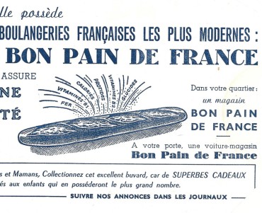 Buvard Bon Pain de France