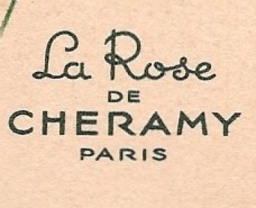 Carte Parfumée Cheramy 1940
