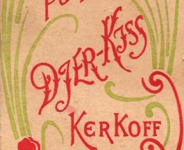 Carte Parfumée Djer-Kiss de Kerkoff 