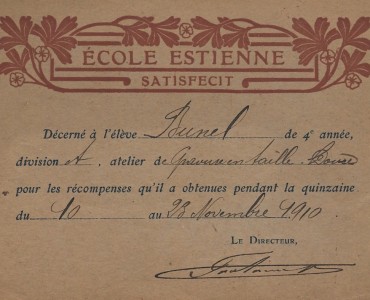 Satisfecit Estienne
