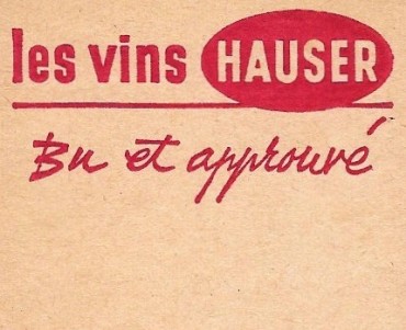Bloc-notes Vins Hauser