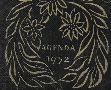 Agenda 1952 Magasins du Printemps