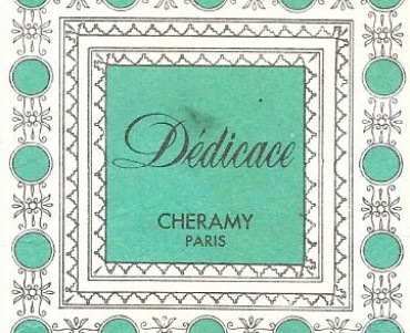 Carte Parfumée Cheramy 1970 