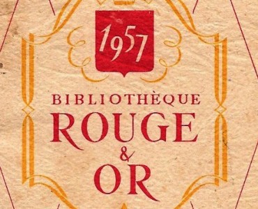Calendrier 1957 Bibliothèque Rouge et Or 